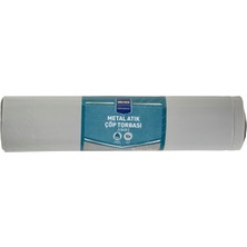 Metro Professıonal Gri Çöp Torbası 80X110 cm 10 Adet 40 Mikron Sağlam