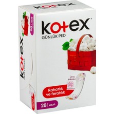 Kotex Günlük Ped Uzun 28'li - Ipeksi Yumuşaklık ve Güvenli Koruma 5'li Avantaj Paketi - 5 Adet
