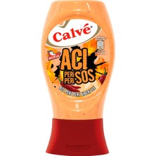 Calve Acı Peri Peri Sos 245G - Ateşli Lezzet 3'li Ekonomik Paket - 3 Adet
