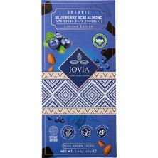 Jovia Organik %70 Bitter Çikolata Yaban Mersin 40G - 7 Adet