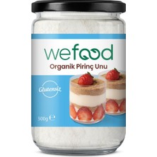 Wefood Organik Glutensiz Pirinç Unu 500 G - 6 Adet