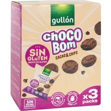 Gullon Çikolata Parçacıklı Glutensiz Kakaolu Kurabiye 120 G - 6 Adet
