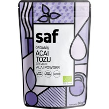 Saf Organik Acai Tozu 60 G - 2 Adet