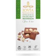 Jovia Organik Hazelnut Milk Çikolata 85 G - 5 Adet