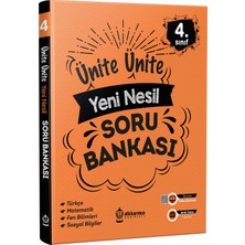 Atlıkarınca Yayınları Ünite Ünite 4. Sınıf Yeni Nesil Soru Bankası Ciltli Kitap Türkçe Eğitim İçin