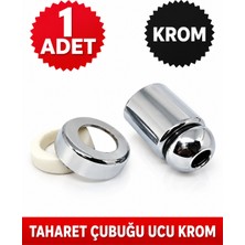 Sarıncı Krom Taharet Çubuğu Ucu  Klozet Taharet Ucu Perlatör Yedek Parça 1 Adet