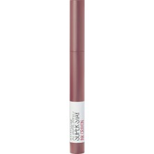 Maybelline New York Super Stay Ink Crayon Kalem Kahverengi Mat Ruj 15 Lead The Way Uzun Süre Kalıcı