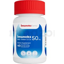 Imuneks Farma Imuneks Beta Glucan 1,3/1,6 50 Mg 40 Kapsül