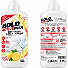 Bold Activewash Elde Yıkama Bulaşık Deterjanı Limon Ferahlığı 1 kg