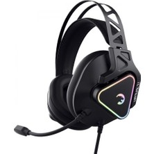 GamePower Kizaru 7.1 USB Bağlantılı Siyah Oyuncu Kulaklık Gürültü Önleyici Mikrofon ile Yüksek Konfor