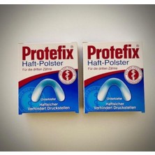 Protefix Koruyucu Alt Çene Yapıştırıcı Yastık 2 Adet Dişler İçin Güvenli Kullanım