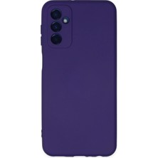 Metemix Newface  Galaxy M23 Kılıf Nano Içi Kadife Silikon - Mor