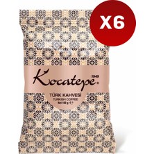 Kocatepe Kahve Kocatepe Türk Kahvesi 100 gr Folyo 6'lı Paket Geleneksel Lezzet ve Kaliteyle