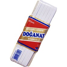 Doğanay Yassı Lastik 10 Metre No: 2 Bel Paça Don Etek Lastiği