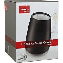 Vacu Vin Aktif Soğutucu, Elegant Siyah, Kutulu