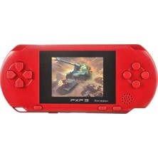 PXP3 Slim Station 16Bit Cep Atari Oyun Konsolu Kırmızı Renkli Oyun Deneyimi