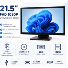 Grandstarr W215M 21.5'' Fhd I5-7.nesil/8gb RAM/120GB SSD Dokunmatik Pos Pc
