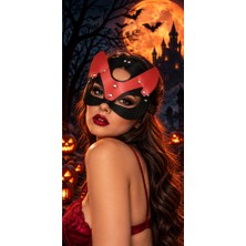 Frem Halloween Siyah Dekoratif Maske