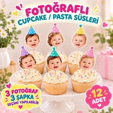 Kişiye Özel Cupcake, Parti Dekor, Bride, Doğum Günü Süslemesi 12ADET