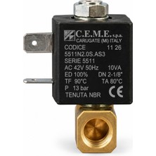 Ceme 5511 Series 11 26 Solenoid Valf 42V Ac 50Hz 10VA 5511NB2.0S A53