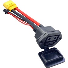 Motorobit XT90 Erkek - 2+6 Elektrikli Araç Şarj Soketi Dönüştürücü Kablo