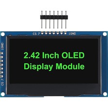 Motorobit 2.42 128X64 SSD1309 OLED LCD Ekran - Yeşil
