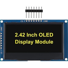 Motorobit 2.42 128X64 SSD1309 OLED LCD Ekran - Sarı