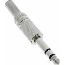 Motorobit 6.3mm Stereo Metal Jak - Erkek
