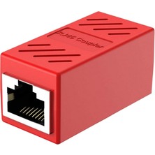 Motorobit RJ45 Dişi-Dişi Ara Bağlantı Soketi - Kırmızı