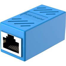 Motorobit RJ45 Dişi-Dişi Ara Bağlantı Soketi - Mavi