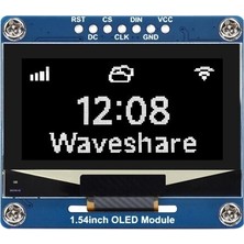 WaveShare 1.54 128X64 OLED LCD Ekran