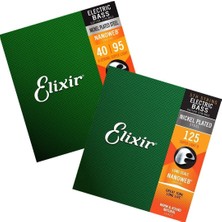 Elixir 40-125 Nanoweb 5 Telli Bas Gitar Tel Seti (140025)