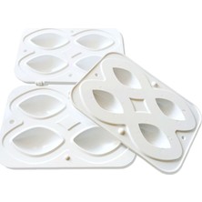 5DM 4'lü İçli Köfte Yapma Aparatı 1 Adet Plastik Malzeme ile Kolay ve Pratik Yapım