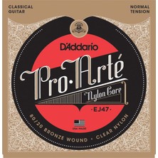 D'Addario Pro-Arte Normal Tension Klasik Gitar Teli EJ47 USA Yapımı Nylon Koro
