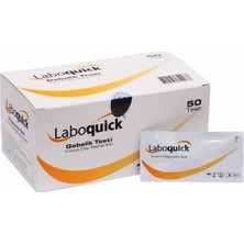 Laboquick Hamilelik Testi 1 Test x 50 Adet Profesyonel Kalite Medikal Standartlara Uygun Test