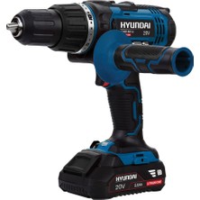 Hyundai HPA202D 20V Li ion Şarjlı Akülü Darbeli Vidalama 2 Akü ile Yüksek Tork ve Ergonomik Tasarım