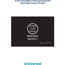 Universal Suya Dayanıklı Yıkanır Ms Yatay Oto Paspas Kağıdı Siyah Gümüş Baskı Kağıt Paspas 50 Adet 35X50CM