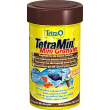 Tetramin Mini Granules Balık Yemi 100 ml Yüksek Kalite Beslenme İçin Tüm Süs Balıkları İçin
