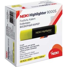 Noki Sarı 10'lu Fosforlu Kalem Parlak Renkler ve Ergonomik Yapı ile Sınıfının En İyisi