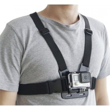 Bumdan Gopro ve Aksiyon Kamera Göğüs Bağlantı Askısı Ayarlanabilir Uyumlu Modeller İçin