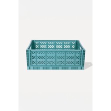 Aykasa 604022 Maxibox Teal Katlanabilir Kasa