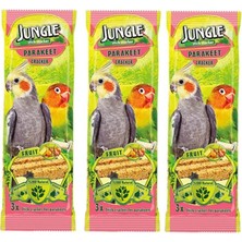 Jungle Meyveli Paraket Krakeri 3'lü (3 Adet) Vitaminli İçerik ile Özel Krakerler