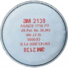3M P3 Organik Ozon Gaz Buhar Filtresi 2138 1 Çift Yüksek Koruma ve Dayanıklılık Sunar