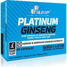 Olimp  Ol Platinum Ginseng 60 Caps Karışık Unisex Vitaminler EKP0134