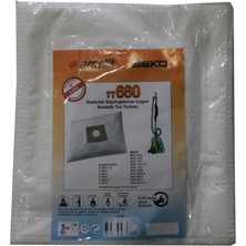 Arçelik S 6660 Y Elektrikli Süpürgeye Uygun Sentetik Toz Torbası 3 Katlı Filtre Özelliği