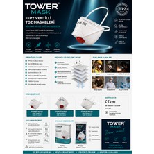Tower Mask Ffp2 Ventilli Maskesi Maskesi