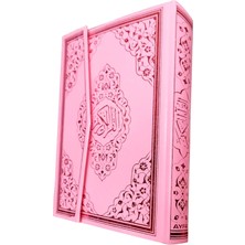 Kuran-ı Kerim Pembe Renkli Rahle Boy Sesli
