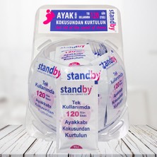 Standby Ayak Kokusu Giderici 120 Gün Etkili 12'li Ayak Pudraları Hava Almaz Folyo Koruma