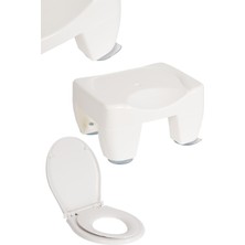Saban 2'li Takım - Beyaz, Banyo Oturağı - Yetişkin ve Çocuk Beyaz Klozet Kapağı