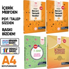 İnformal Yayınları 7.sınıf Meb Örnek Soru Bankası ve Kazanım Kavrama Testleri 4lü Set (Renkli Baskı) Baskı Ücreti